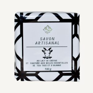 Savon pour visage au lait de chèvre , Tea tree et Orange