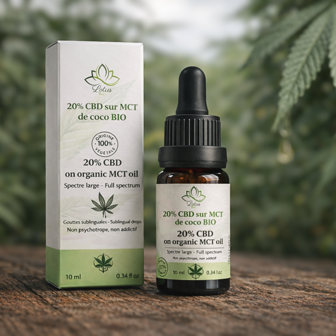 Huile de CBD full spectrum drop sublingual cannabis maroc bio 20 cannabis cannabis isolat