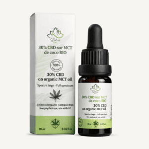 Huile de CBD 30% Full Spectrum – Gouttes sublinguales