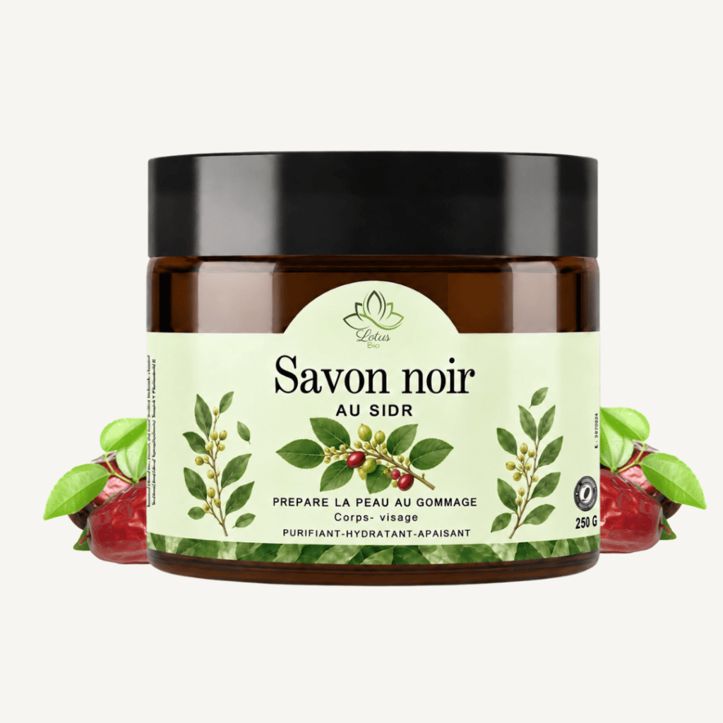Savon Noir au Sidr 250g - Maroc | Lotus Bio